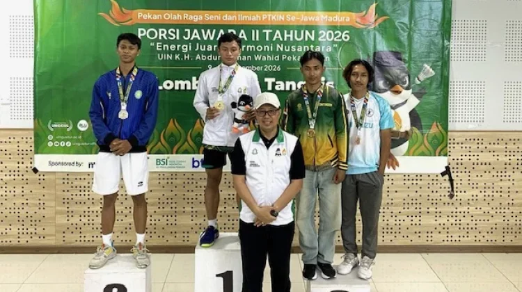 Bahtiar Bawa Pulang Medali Bagi UIN Saizu dari PORSI JAWARA II