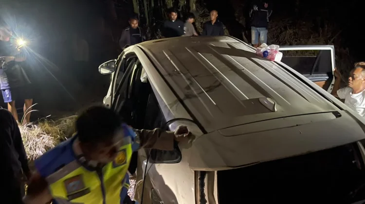 Mobil Masuk Jurang di Bojongsari Purbalingga, Diduga Tidak Kuat Menanjak