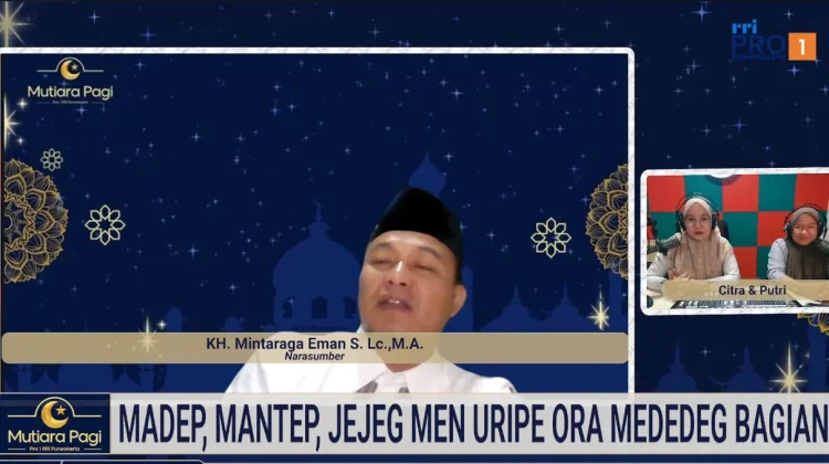 Ustaz Mintaraga: Istiqamah Berarti Teguh Menjalankan Ketaatan