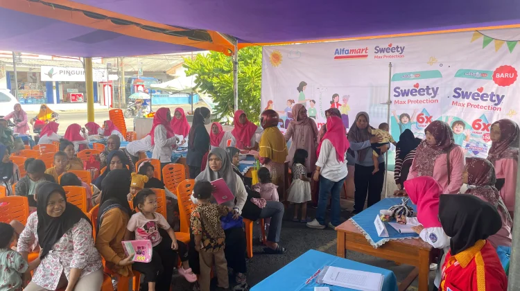 Kolaborasi Alfamart dan Sweety Jangkau 84 Titik Alfamart Sahabat Posyandu