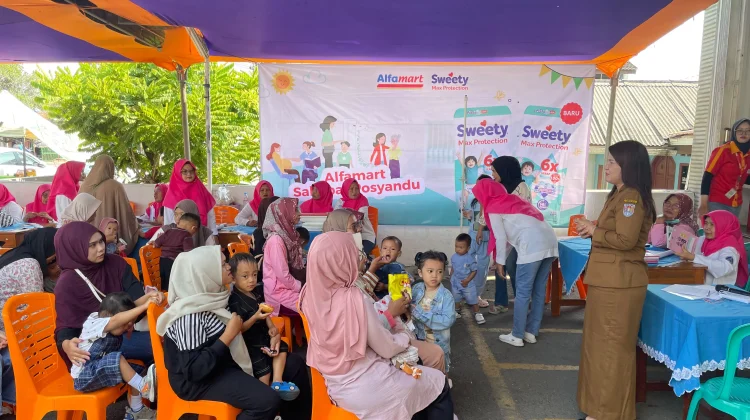 Kolaborasi Alfamart dan Sweety Jangkau 84 Titik Alfamart Sahabat Posyandu