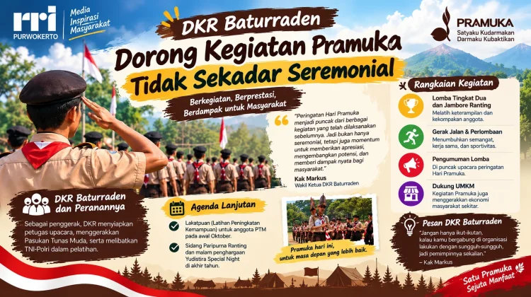 DKR Baturraden Dorong Kegiatan Pramuka Tidak Sekadar Seremonial