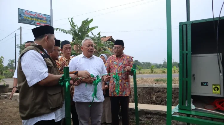 Pompa Air Tenaga Surya Baznas Banyumas Dukung Pertanian Karangduren