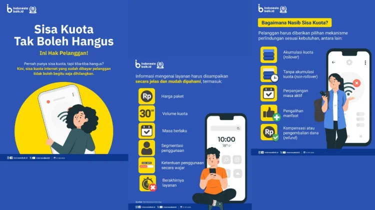 Sisa Kuota Internet Tak Boleh Hangus, Ini Hak Pelanggan yang harus diketahui