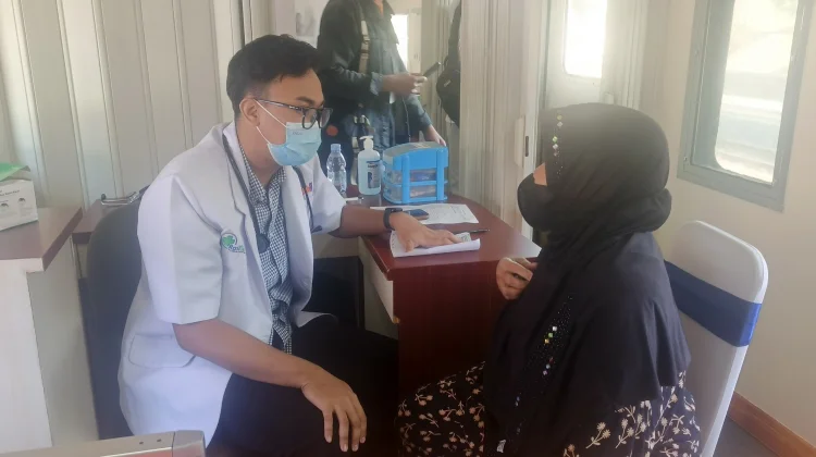 Ratusan Warga Rasakan Manfaat Rail Clinic KAI di Stasiun Bumiayu