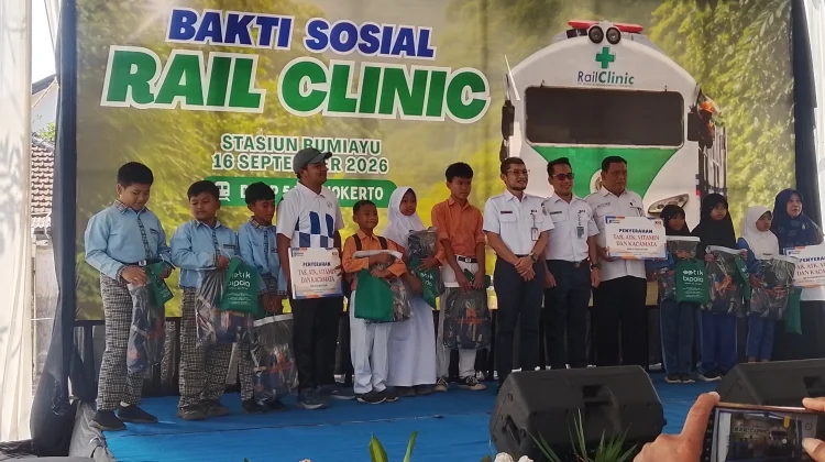 Dinkes Brebes Apresiasi Hadirnya Rail Clinic PT KAI di Stasiun Bumiayu