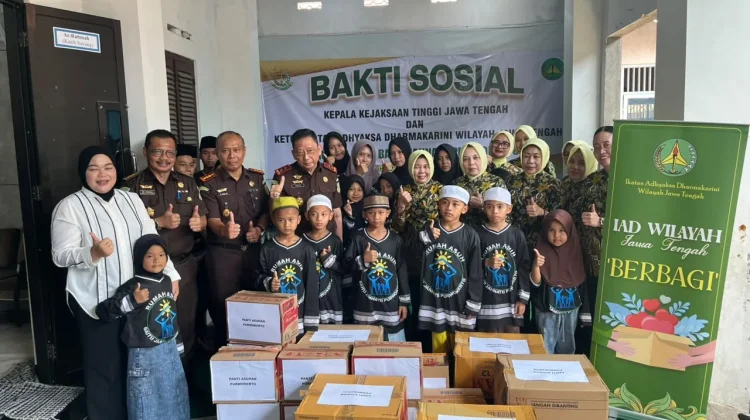 Kajati Bersama IAD Wilayah Jateng Berbagi dengan Anak Yatim Piatu di Purwokerto