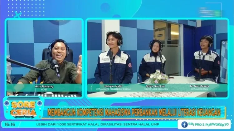 Tingkatkan Kompetensi, HMPS Perbankan Syariah UIN Saizu Gelar Literasi Keuangan