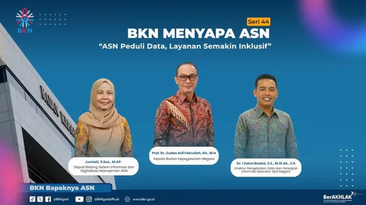 BKN Dorong ASN Peduli Data untuk Layanan yang Lebih Inklusif