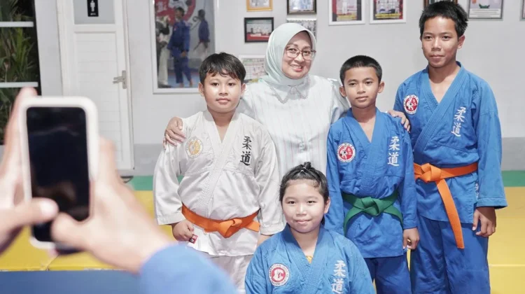 Bupati Lilis Tinjau Latihan Judo, Empat Emas Jadi Modal Menuju Porprov
