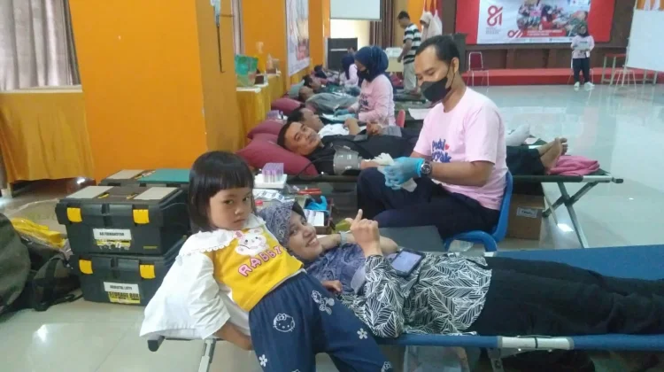 PMI Kabupaten Tegal Targetkan 500 Pendonor dalam Donor Darah Massal HUT ke-81