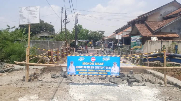 Jembatan Kalibugel Bojanegara Dawuhan Ditarget Dapat Dilalui Akhir Oktober