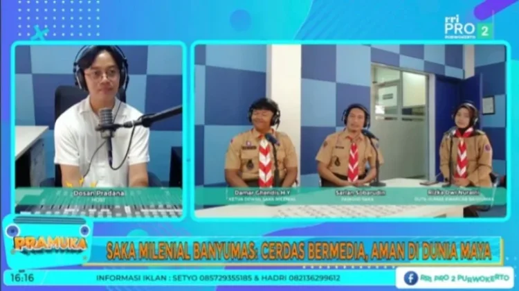 Saka Milenial Banyumas Ajak Generasi Muda Bijak Bermedia Sosial