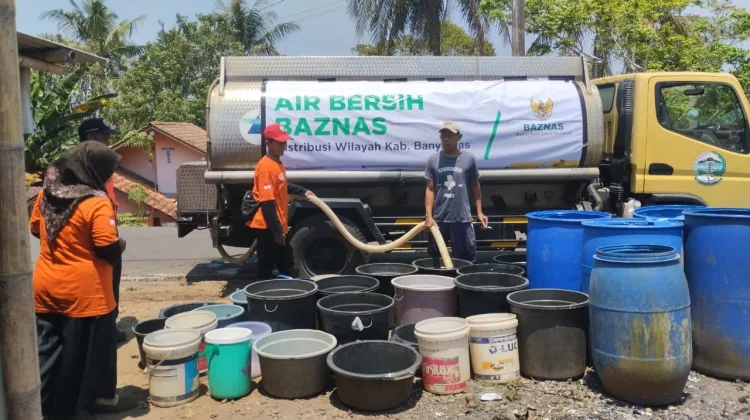 Baznas Banyumas Optimalkan Distribusi Air Bersih