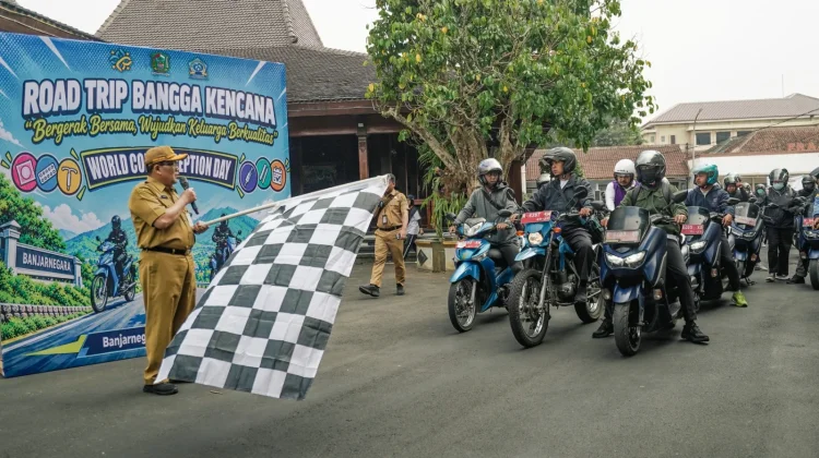 Touring Keliling Banjarnegara, Dispermades Sosialisasikan Program KB
