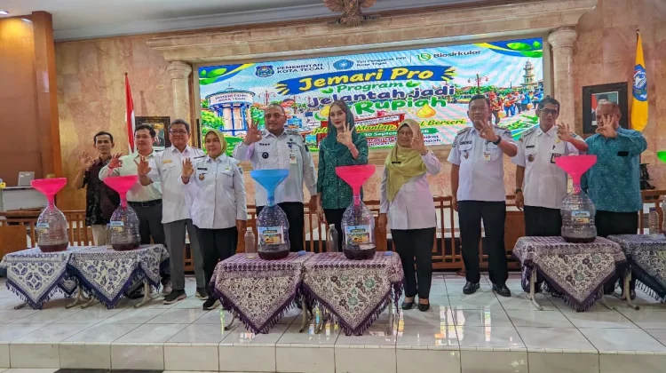 PKK Kota Tegal Luncurkan Program Jelantah Jadi Rupiah