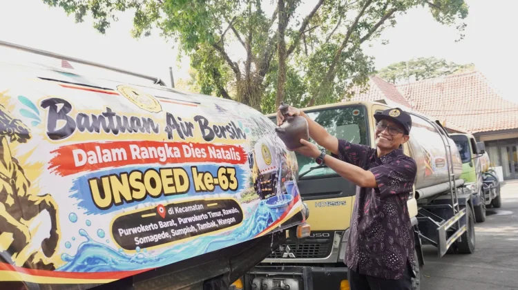 Unsoed Salurkan Bantuan Air Bersih, Jangkau 84 Desa di Banyumas