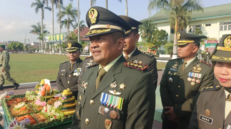 HUT ke-81 TNI, Danrem 071 Tekankan Pentingnya Sinergi Jaga Keamanan dan Pembangunan