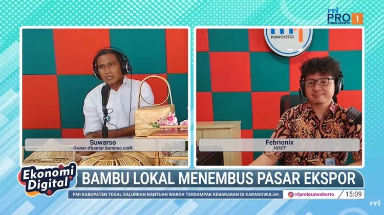 Kerajinan Bambu Banjarnegara Tembus Pasar Ekspor