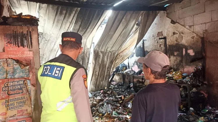 Kebakaran Ruko di Kemangkon Diduga akibat Korsleting Listrik