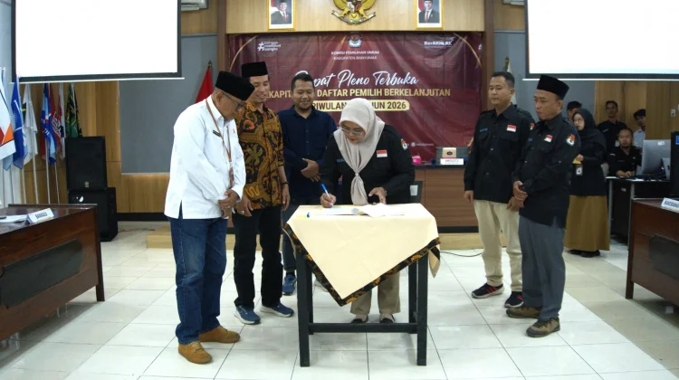 KPU Banyumas Tetapkan 1,43 Juta Pemilih pada PDPB Triwulan III 2026