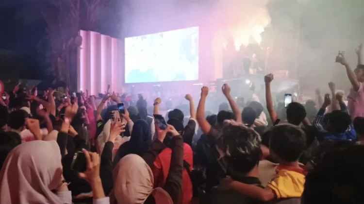 Antusiasme Masyarakat Banyumas pada Laga Final Indonesia VS Thailand