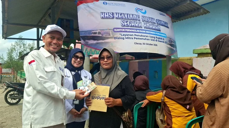BI Purwokerto Susur Segara Anakan, Layani Penukaran Uang Lusuh di Wilayah 3T