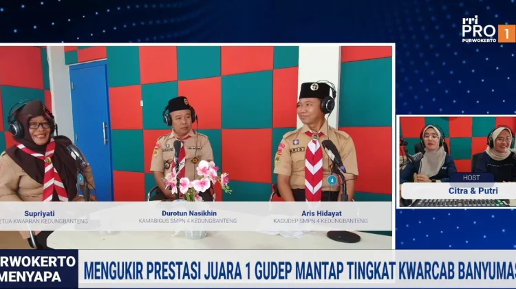 SMP Negeri 4 Kedungbanteng Raih Juara 1 Gudep Mantap Tingkat Kwarcab Banyumas