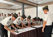 Lapas Brebes Gelar Pelantikan dan Kenaikan Pangkat Pegawai