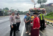 Polres Tegal Beri Himbauan dan Penindakan pada Pengemudi Odong-odong