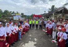 Polres Purbalingga Resmikan Jembatan di Lokasi Terdampak Banjir