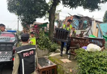 Polres Tegal Lakukan Monitoring dan Penanganan Bencana Padasari