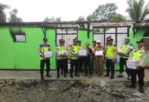 Polsek Kaligondang Salurkan Bantuan untuk Korban Kebakaran di Sidanegara