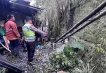 Rumah di Mrebet Purbalingga Terbakar, Polisi Lakukan Olah TKP