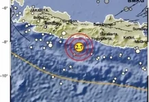 Gempa Magnitudo 2,7 Guncang Selatan Cilacap Pagi Ini