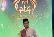 Arji Andika Harumkan Unugha di PTQ Nasional RRI