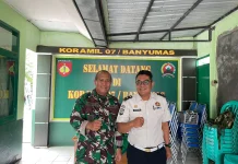 Sambang Rutin Rutan Banyumas, Perkuat Sinergitas dengan TNI-Polri