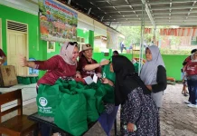 INI-IPPAT Banyumas Gelar Baksos Ramadan di Cikakak, Bagikan 500 Paket Sembako