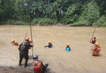 Hari Kedua Pencarian Bocah Tenggelam di Sungai Tajum Masih Nihil