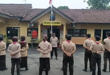 Kanit Binmas Polsek Kalimanah Ajak Pramuka Saka Bhayangkara Bisa Jadi Tauladan