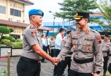 AKP Bambang Gatot Harwanto Menerima Kenaikan Pangkat Menjelang Purna Tugas