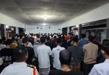 Warga Binaan Rutan Banyumas Laksanakan Salat Ghaib