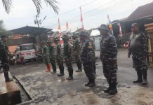 Disiplin dan Doa Awali Aktivitas Satgas TMMD 127 di Desa Cikuya