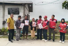 PMI Kabupaten Tegal Salurkan Bantuan Warga Terdampak Angin Kencang di Warureja