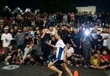 Pelajar Tegal Antusias Mengikuti Lomba Lari COKORUN bersama Polres Tegal