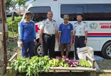 Panen Sayuran Warga Binaan Rutan Banyumas