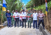 TMMD Sengkuyung Tahap I 2026 di Desa Pagentan Resmi Ditutup