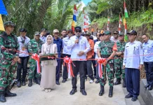TMMD di Desa Pagentan Resmi Ditutup, Seluruh Sasaran Fisik selesai 100 Persen