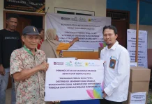 Dukung Ketahanan Pangan Selama Ramadan, UBP Adipala Berbagi Sembako di Bogemanjir