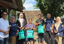 Berbagi di Bulan Suci, INI-IPPAT Purbalingga Bagikan 150 Paket Sembako